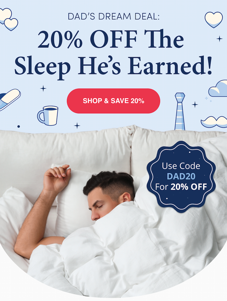 20% OFF the sleep he's earned
