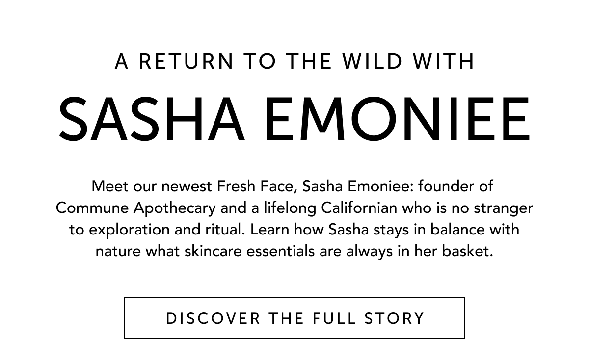 Read FRESH FACES with Sasha Emoniee - Shop her favorites