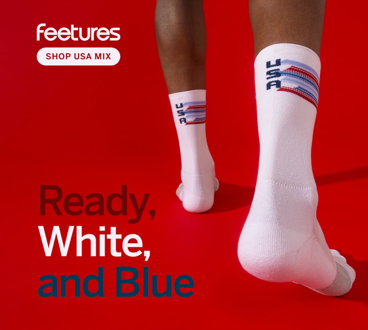 Red, white & blue. Shop the USA collection