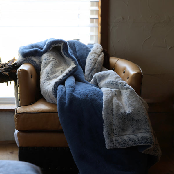 The Dusty Bluebell Blanket- RTS