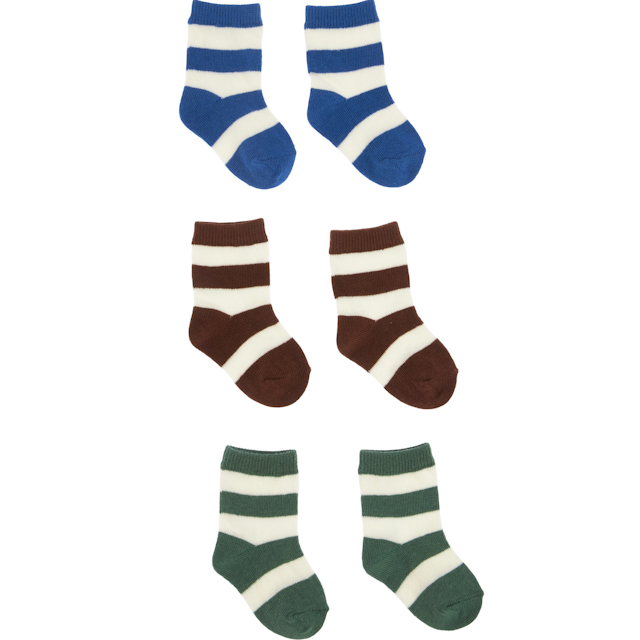 Babies' 3 Pack Crew Sock