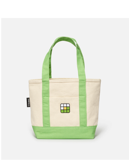 Wordle Mini Canvas Tote