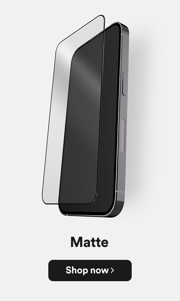Matte tempered glass for iPhone 17.