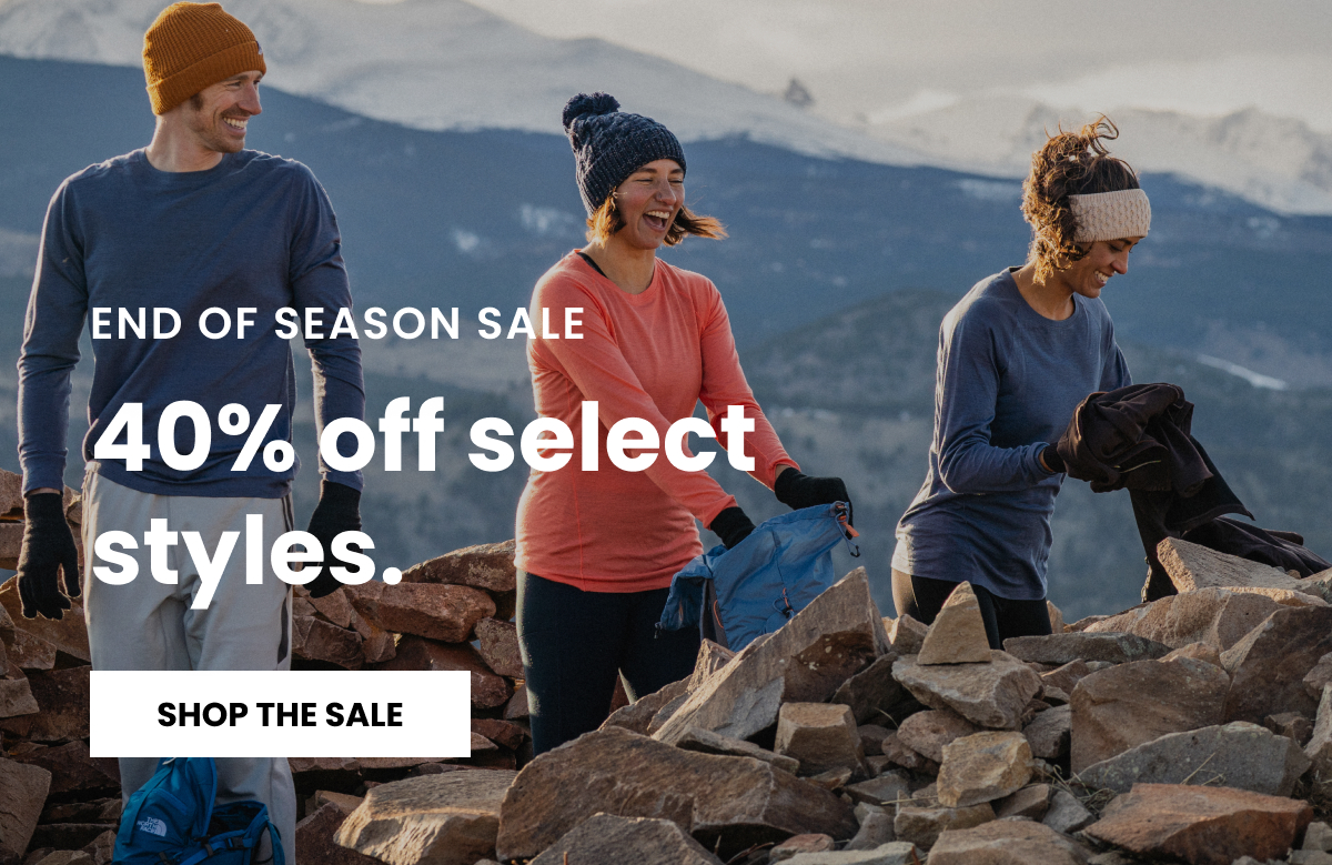 40% off Select Styles