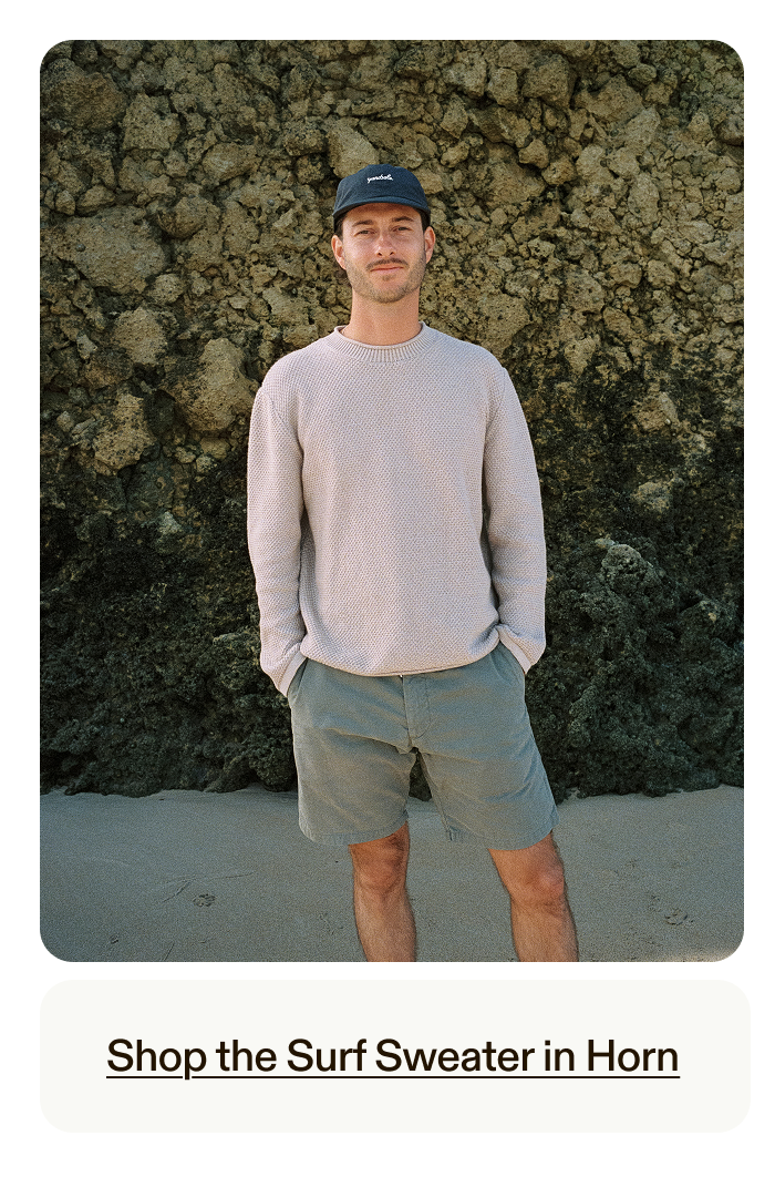 Surf Sweater in Horn