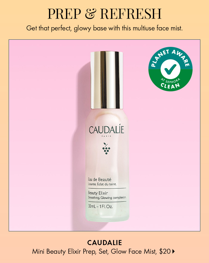 Caudalie Mini Beauty Elixir Prep, Set, Glow Face Mist