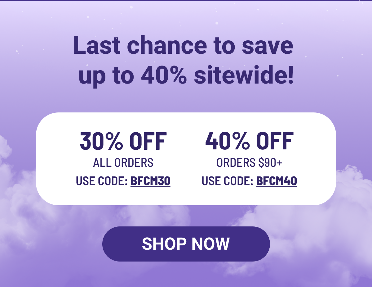 Last change to save up to 40% sitewide 