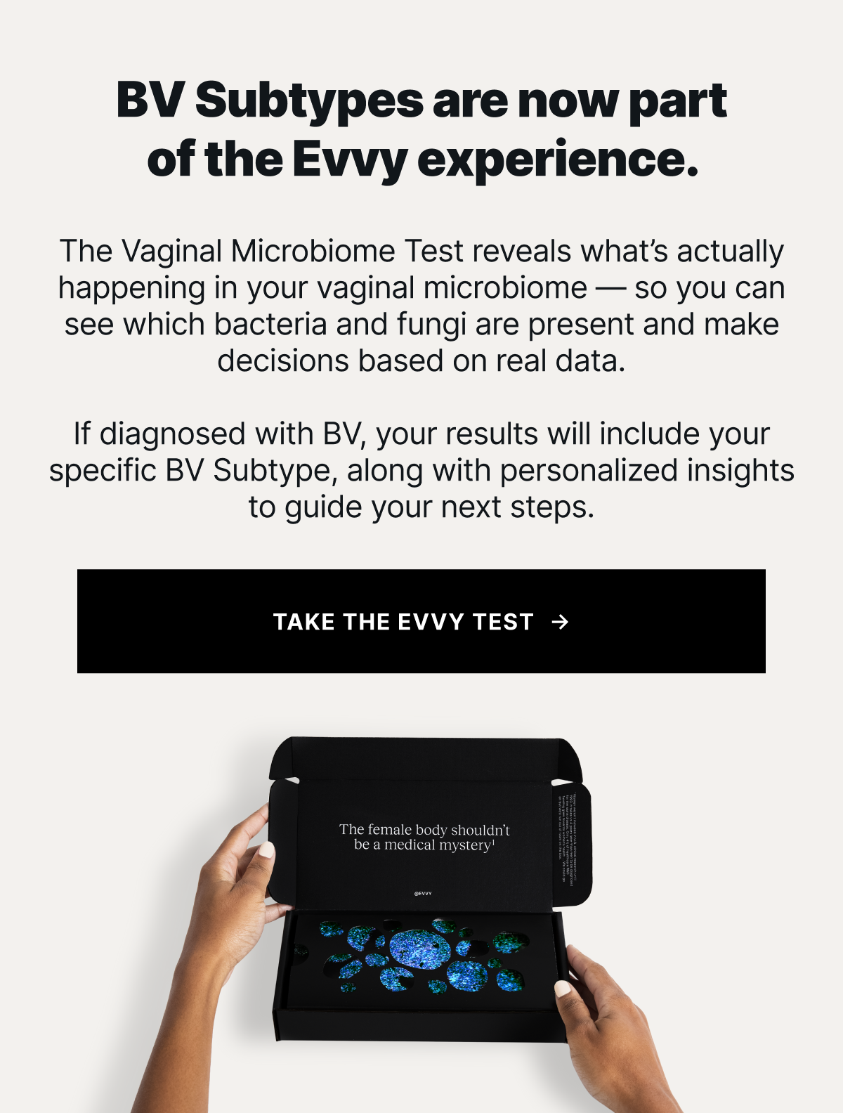 Take the Evvy test