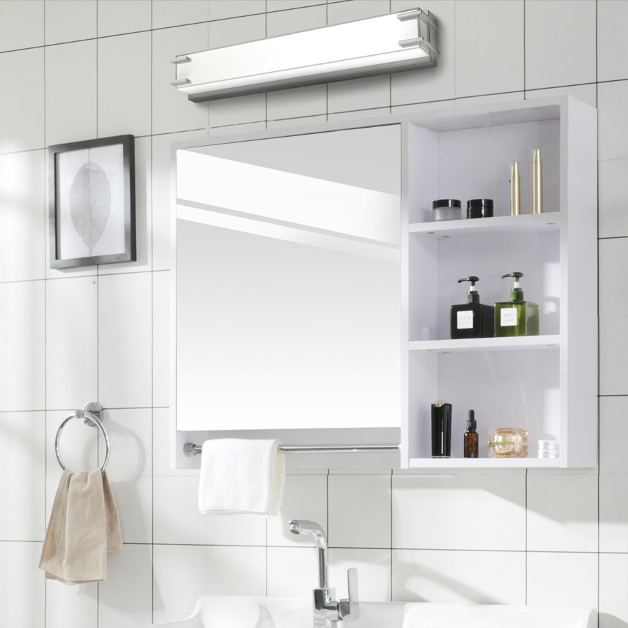 Farmborough Modern Bathroom Vanity Light 24.4" Dimmable, 15W LED 4000K Neutral White Mirror Wall Light