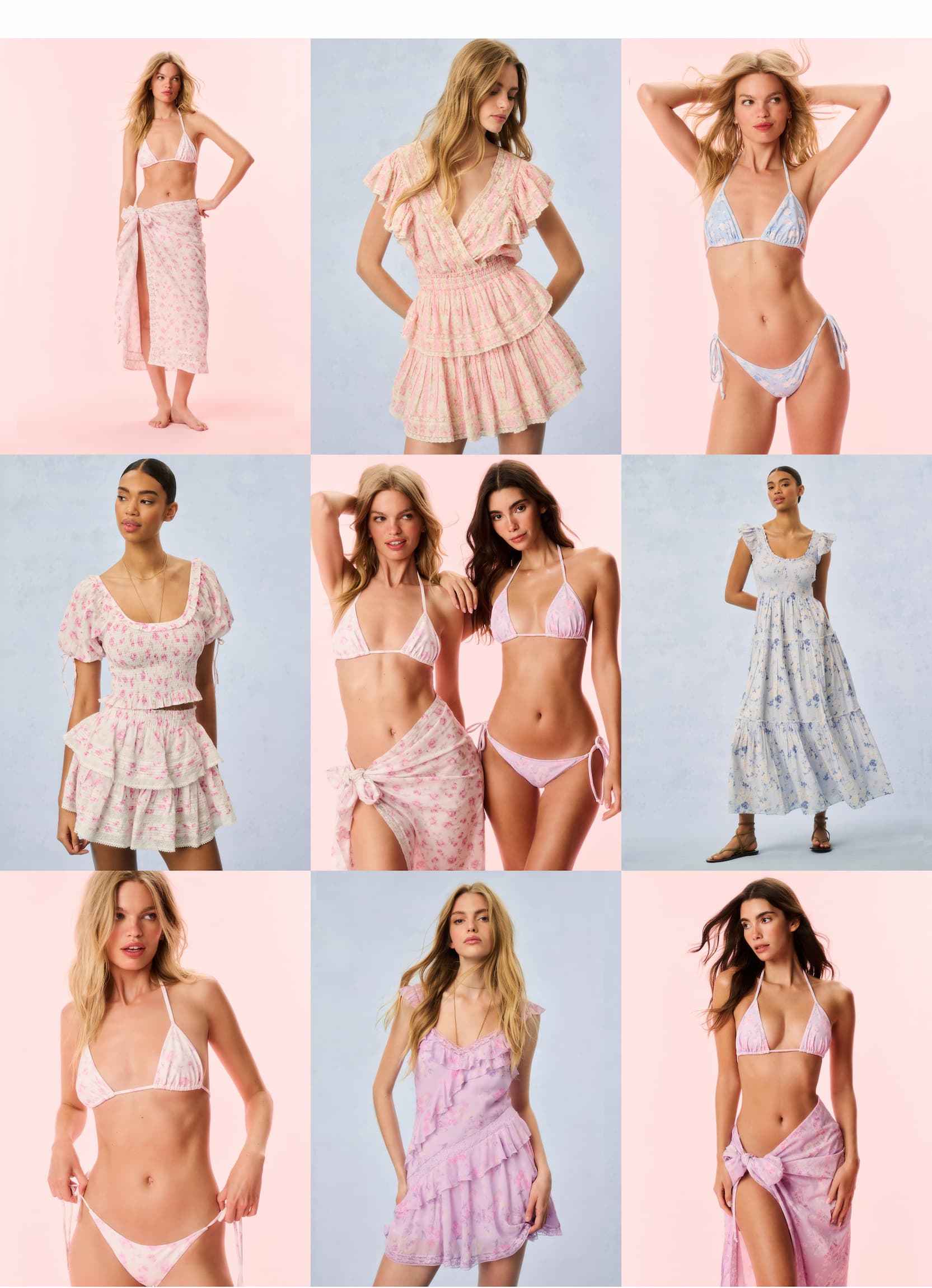 Our Favorite Florals  Our best-selling florals have arrived in every silhouette you need for summer from bikinis to sets and cover ups. <SHOP NOW>
