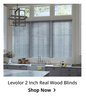 Levolor 2 Inch Real Wood Blinds | Shop Now >
