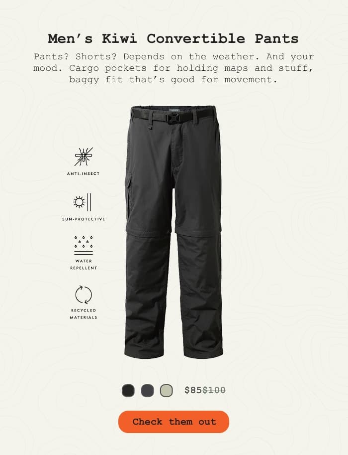 Men's Kiwi Convertible Pants