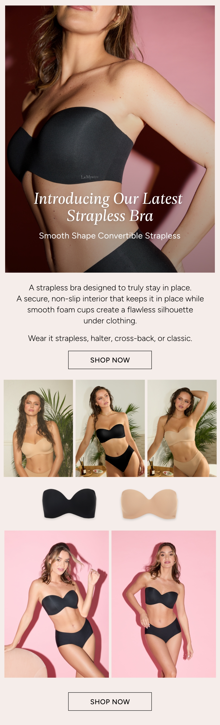Shop The Secret to Strapless Support