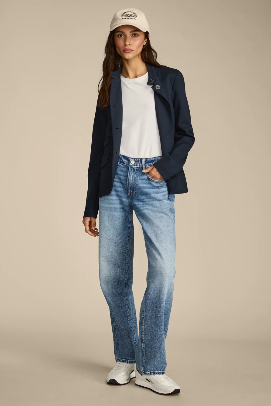 Image of Lucky Brand The Baggy - Women's Jeans Denim Pants in Pisces