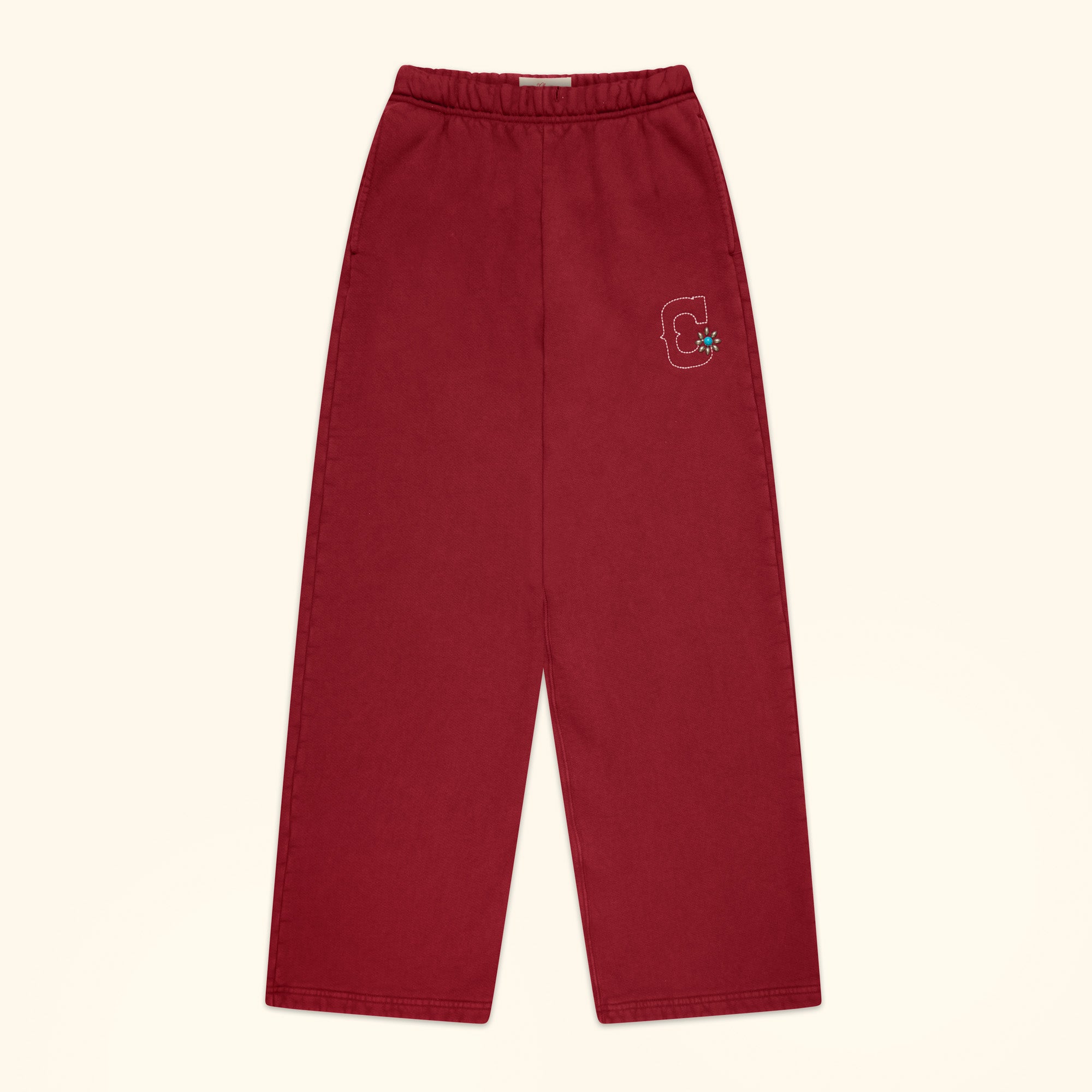 Image of Women's Western Sweatpants (Sun Faded Red)