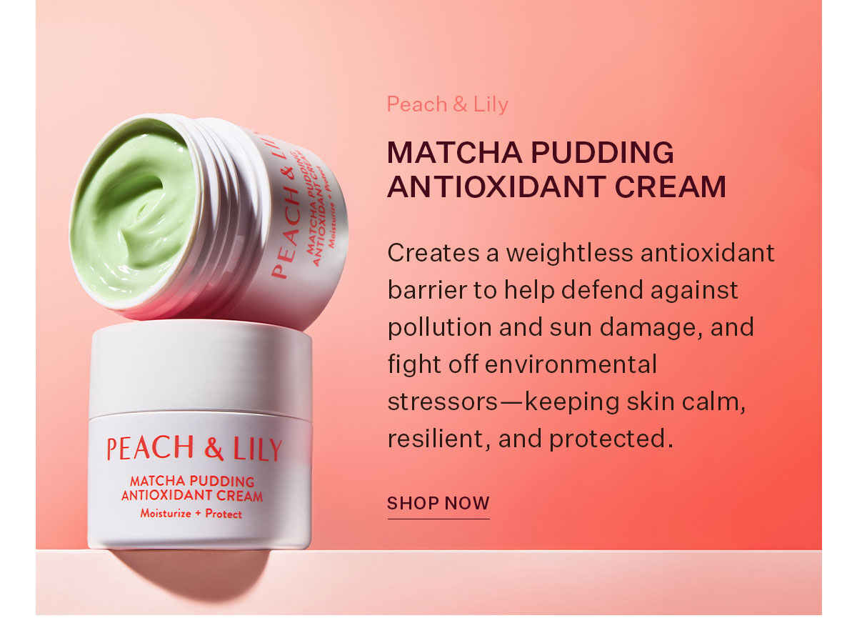 Matcha Pudding Antioxidant Cream