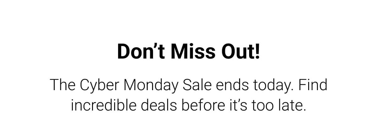Don't Miss Out!