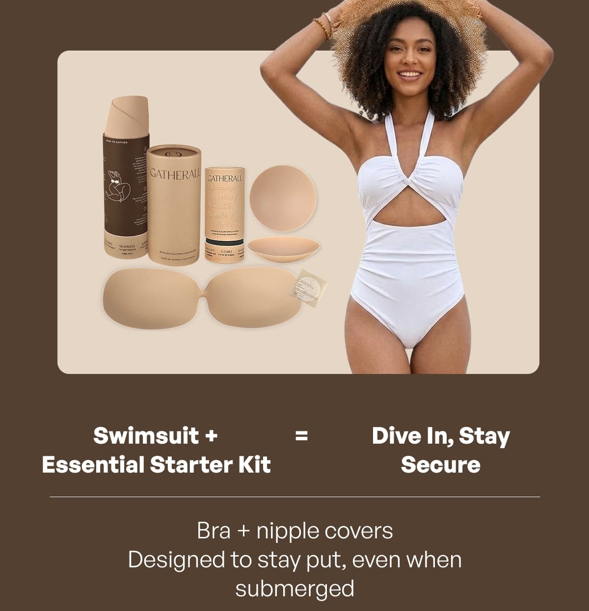 Swimsuit + Essential Starter Kit = Dive In, Stay Secure