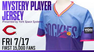 City Connect Mystery Player Jersey for the first 15,000 fans versus Reds, Friday, July 17. Get tickets.