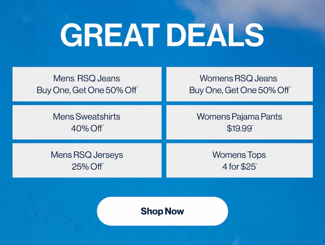 Great Deals for Spring