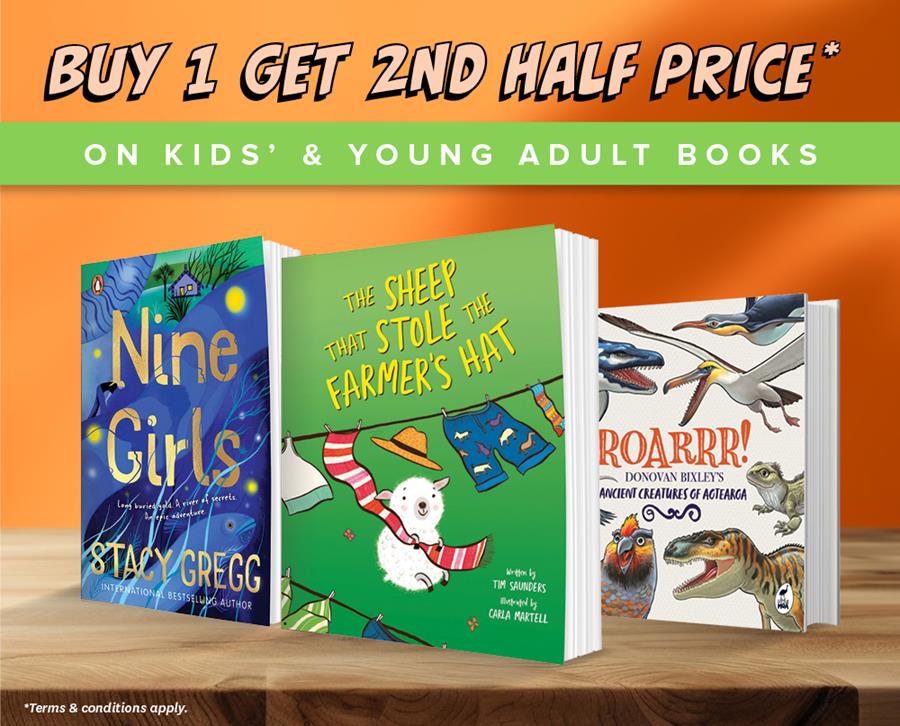 Buy 1 Get 2nd Half Price Kid's and YA Books