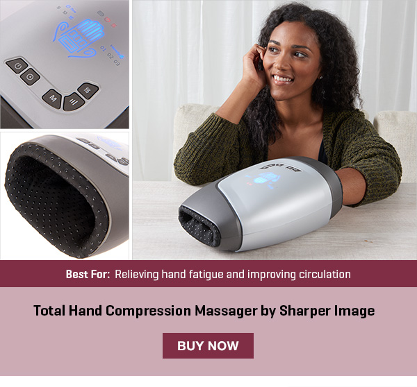 Total Hand Compression Massager by Sharper Image