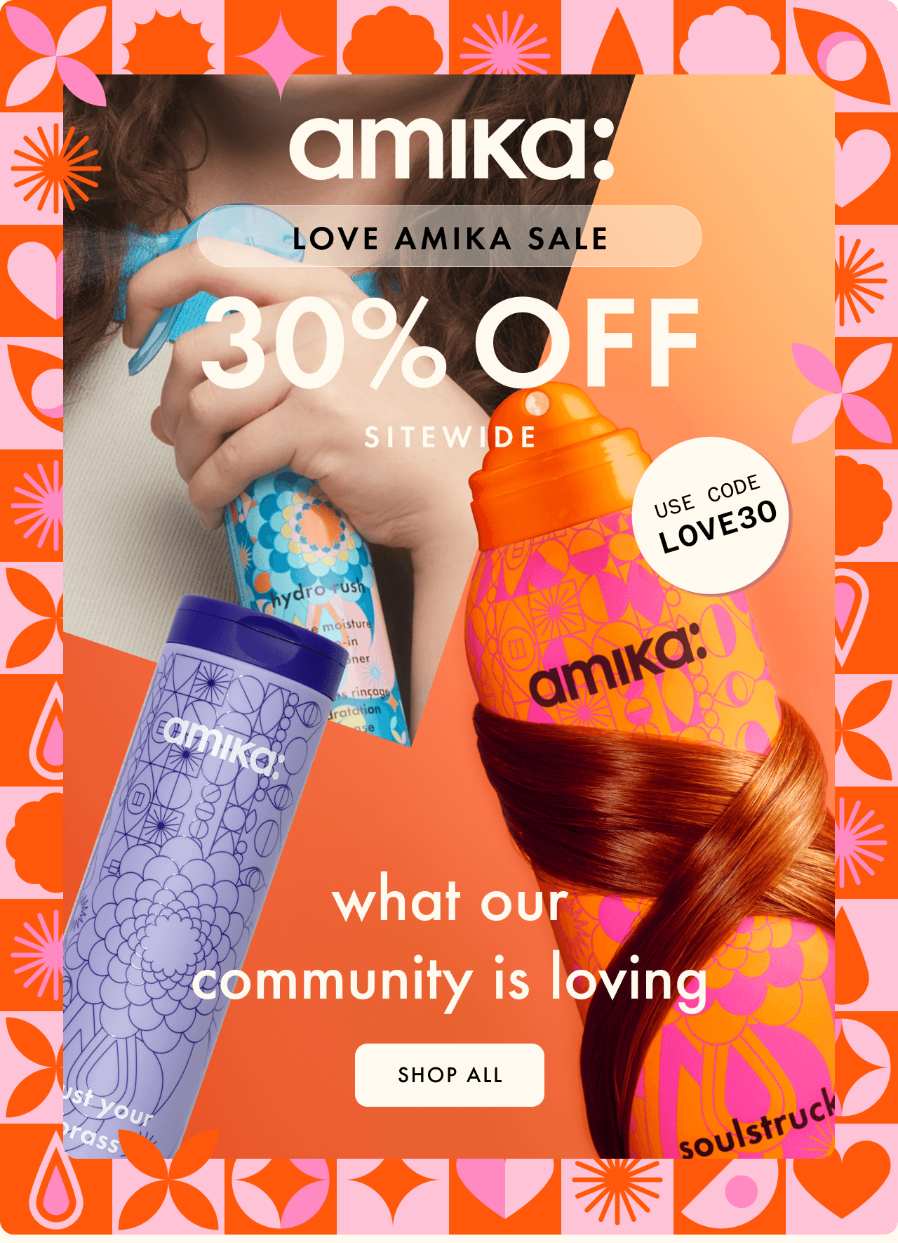 shop 30% off sitewide with code LOVE30