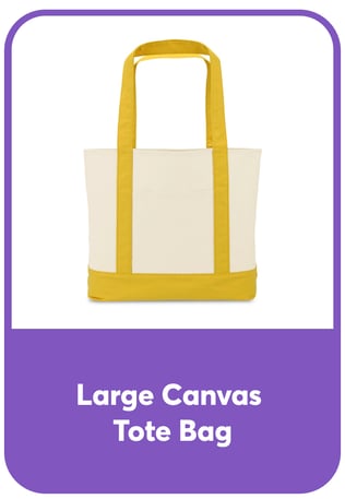 Large Canvas Tote Bag