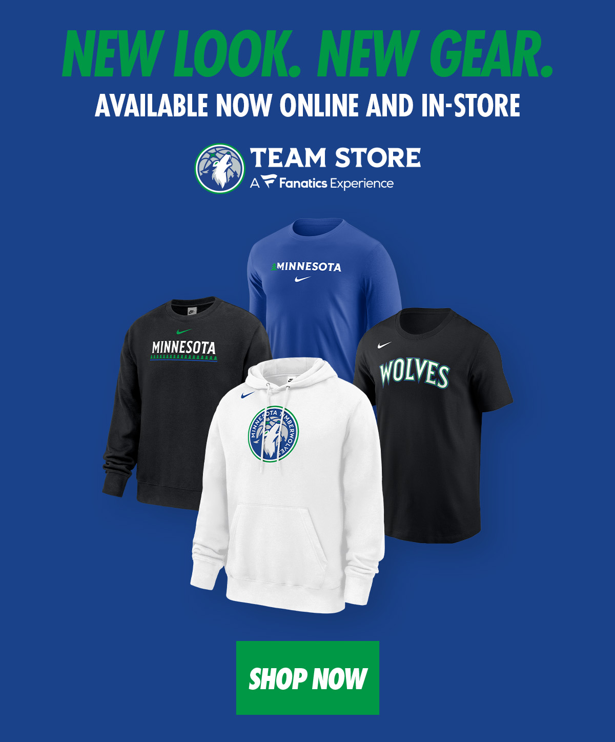 New Look. New Gear. Available Now Online And In-Store