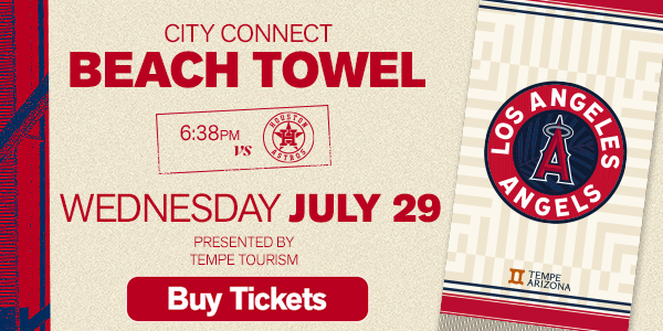 City Connect Beach Towel, Presented by Tempe Tourism - Wednesday, July 29, 6:38pm vs. Houston Astros - Buy Tickets