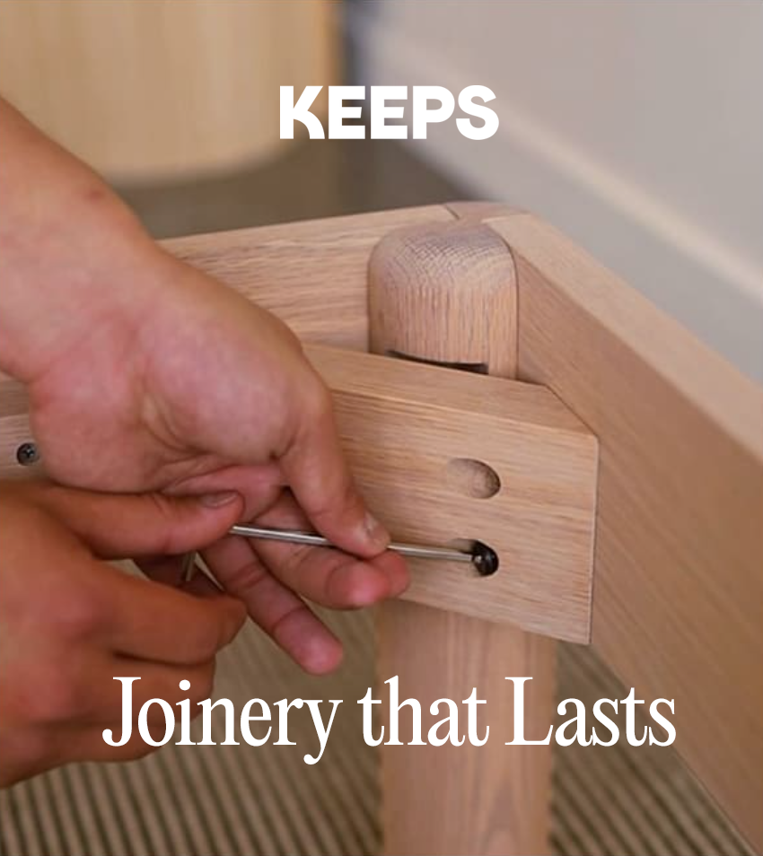 Keeps Bolted Bed Solid Wood Joinery Natural