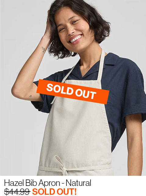Hazel Bib Apron: Sold out!
