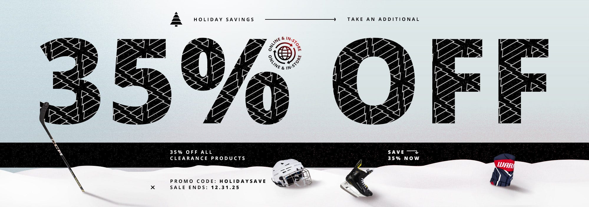 Holiday Savings: Take an additional 35% off all clearance products with promo code HOLIDAYSAVE. Sale ends 12/31/25.