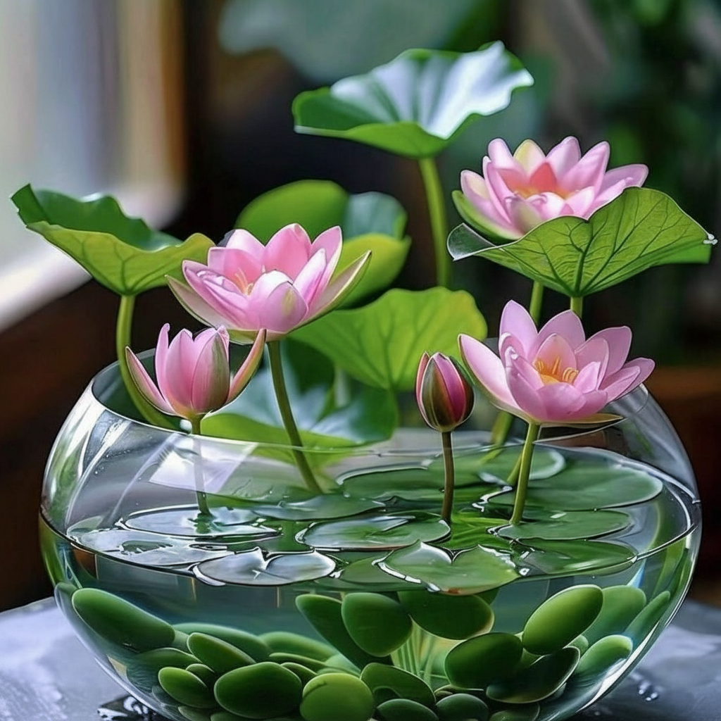Image of 40 Pieces Mixed Lotus Seeds For Bowl Planting