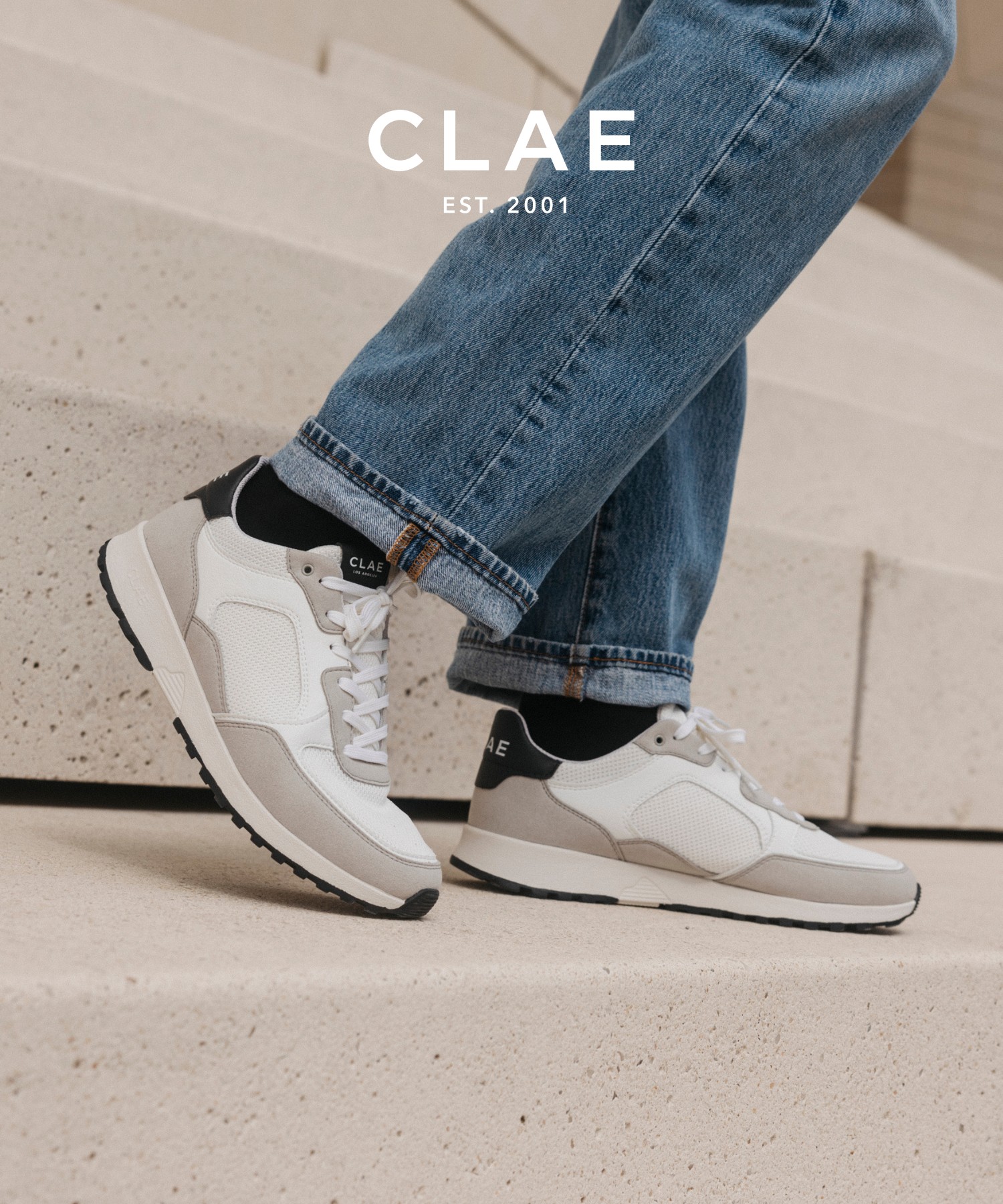 an image of a person wearing white sneakers and socks