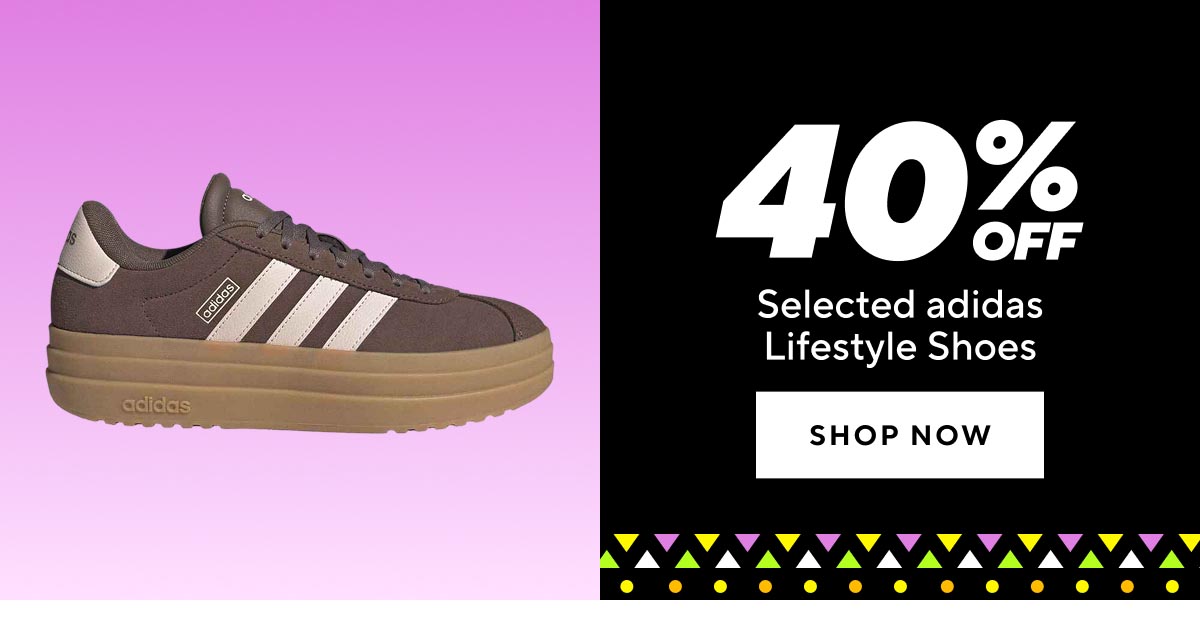 40% off Selected adidas lifestyle shoes