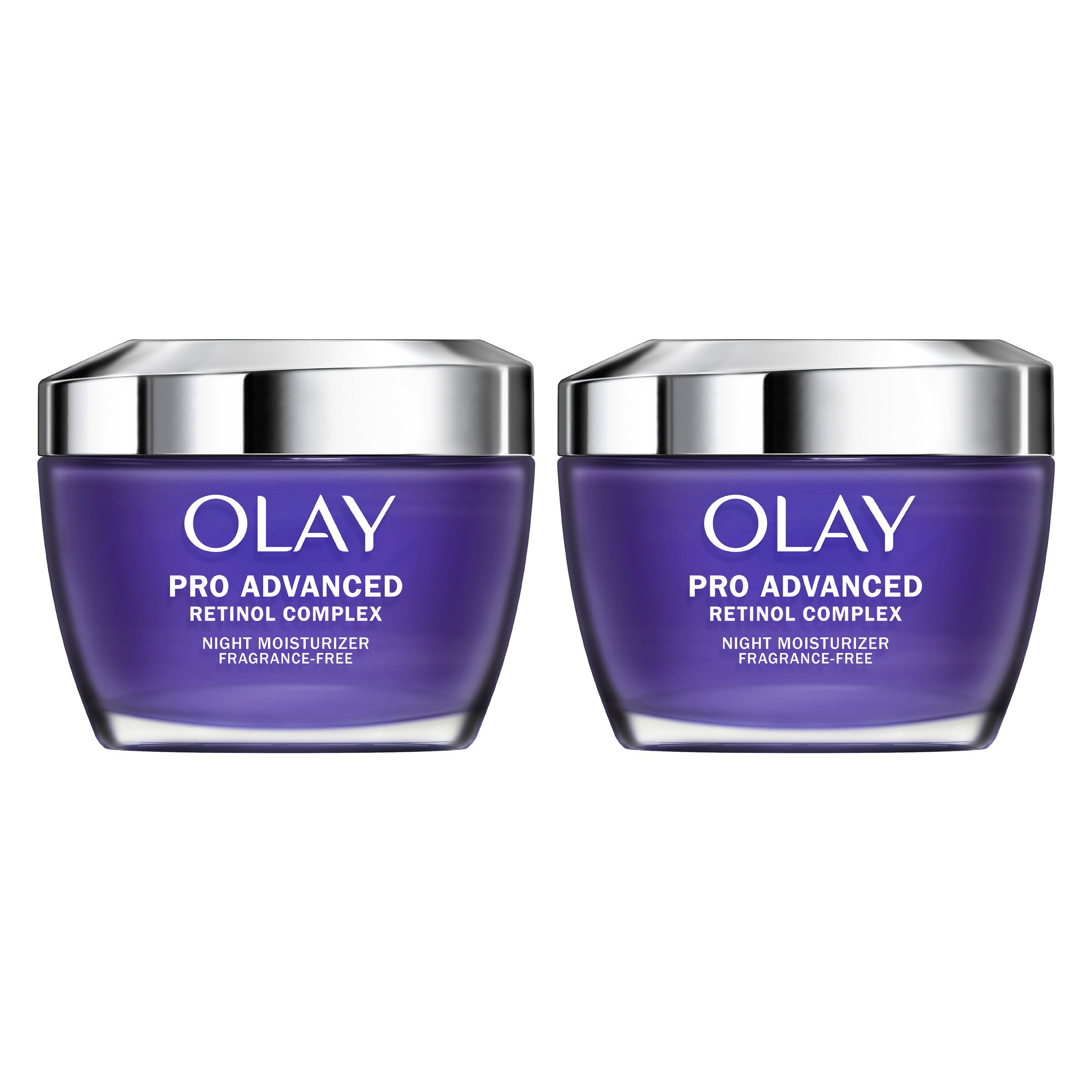 Olay Pro Advanced Retinol Complex Night Moisturizer, 1.7 oz, 2-Pack