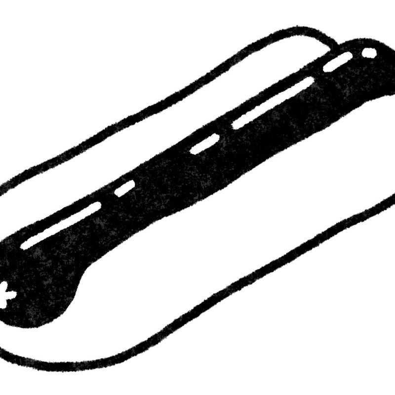 A hot dog.