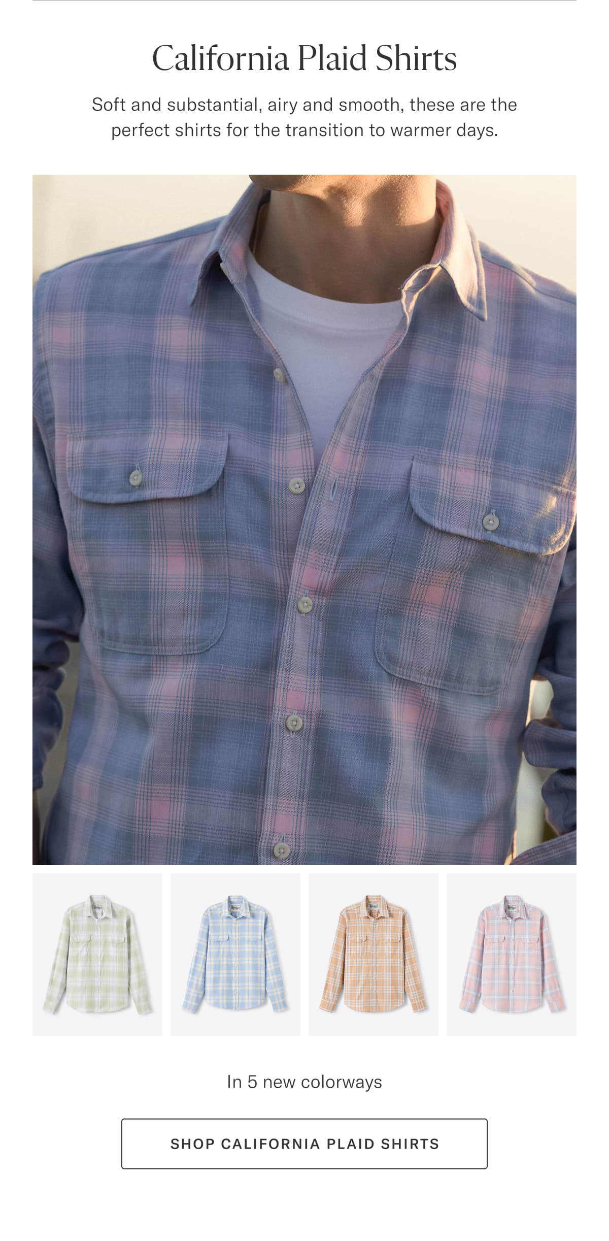 California Plaid Shirts