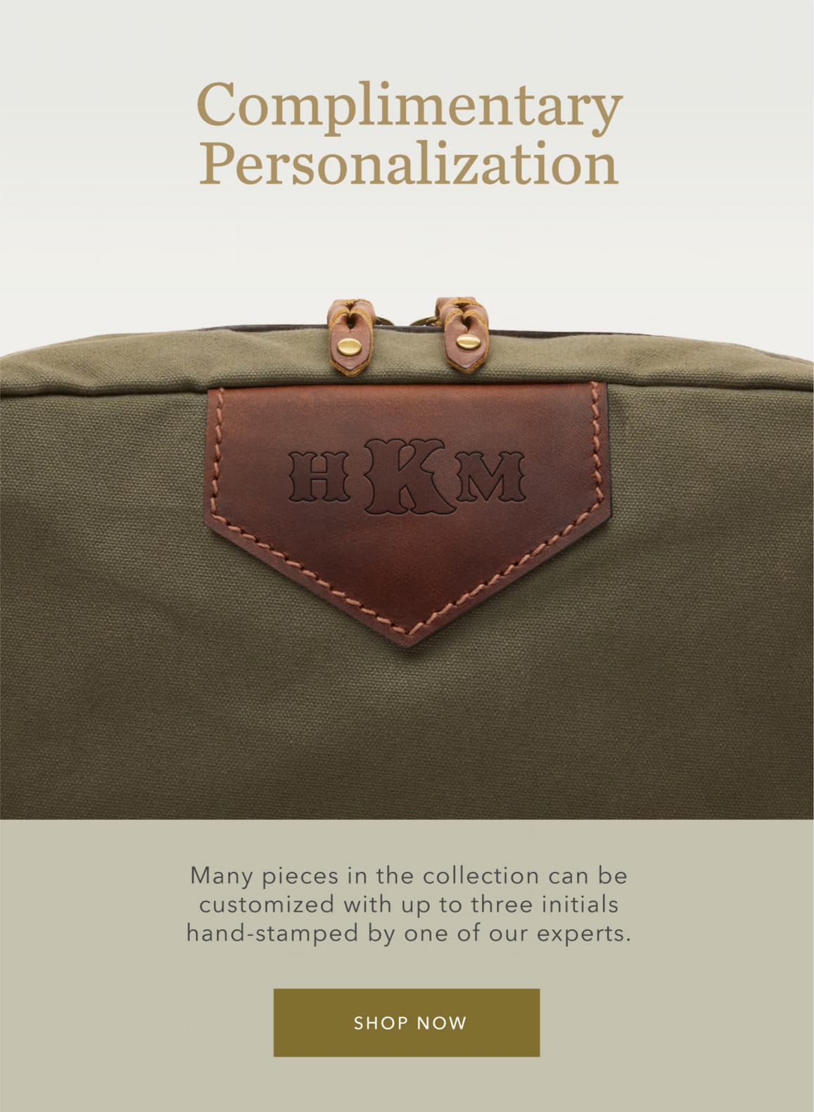 SHOP PERSONALIZED LEATHER