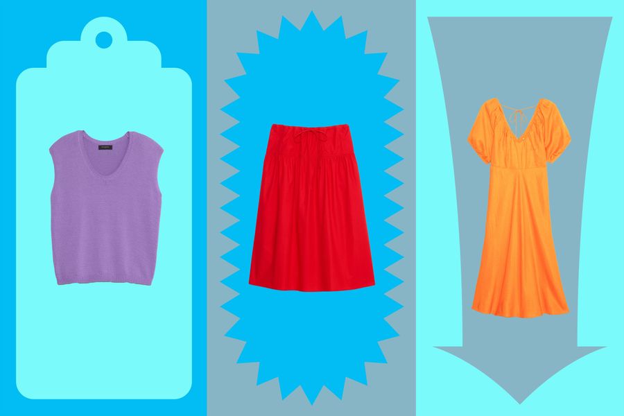 Including linen-blend tanks, short-sleeve cashmere sweaters, and cotton-poplin pants.