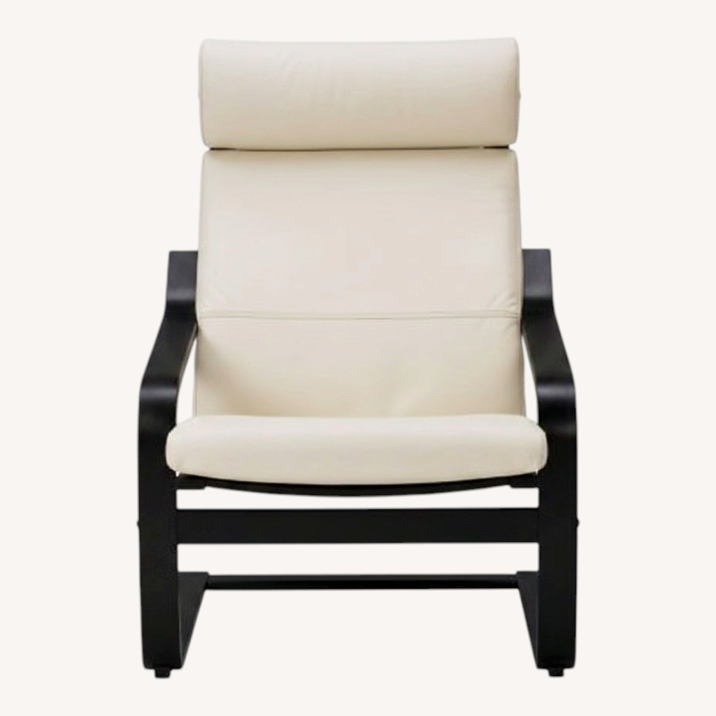 Image of Ikea Poang Leather Recliner