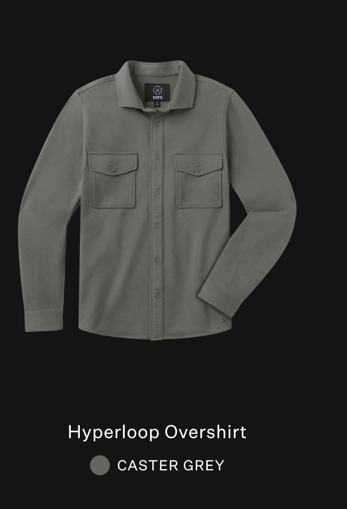 Hyperloop Overshirt - Caster Grey