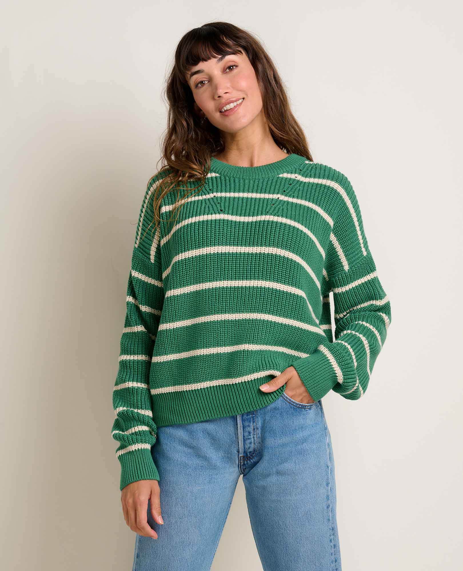 Image of Bianca Shaker Crew Sweater