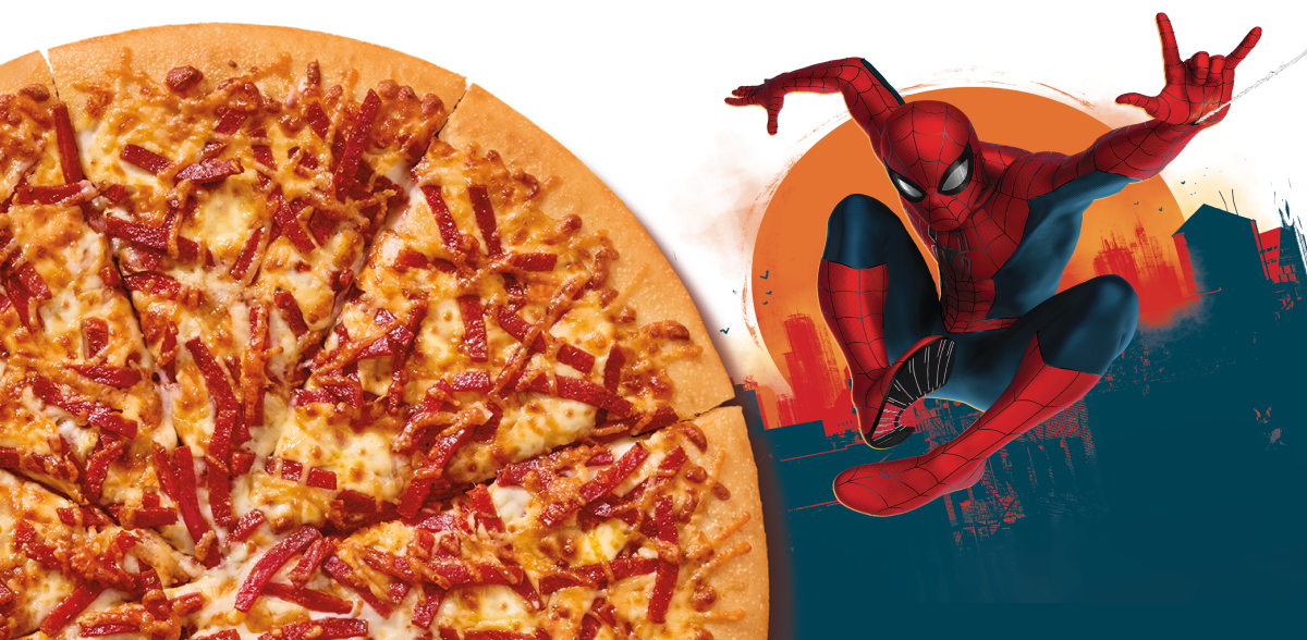 Spider-Man: Webberoni Pizza.