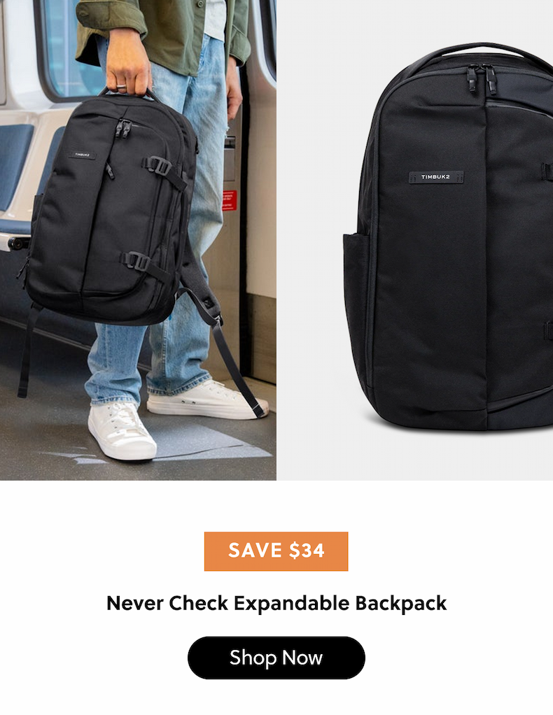 Never Check Expandable Backpack