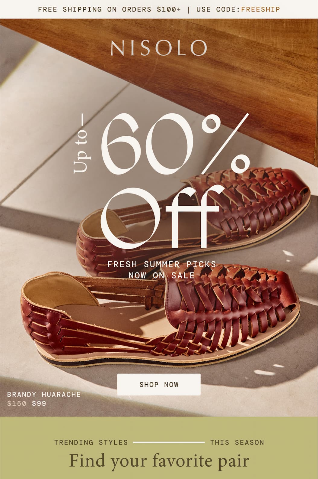 Shop Sale, Free Shipping on orders $100+, use code: FREESHIP