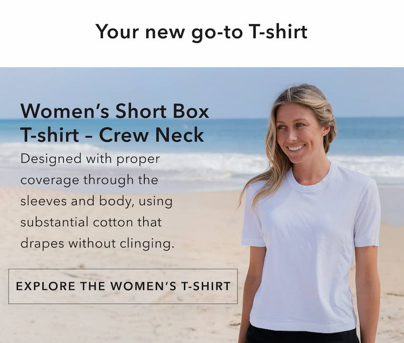 Women’s Short Box Tee – Crew Neck Designed with proper coverage through the sleeves and body, using substantial cotton that drapes without clinging.