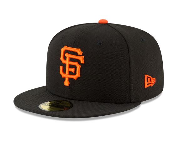 Image of SAN FRANCISCO GIANTS HOME COLLECTION 59FIFTY FITTED-ON-FIELD COLLECTION-BLACK