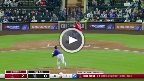Mike Trout Home Run No. 400